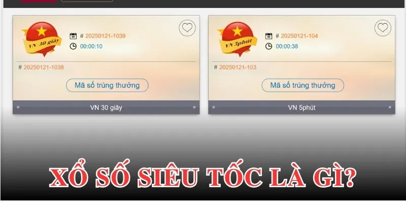 Giới thiệu hình thức cá cược xổ số siêu tốc chi tiết